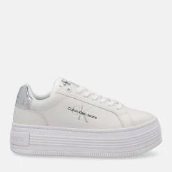 CALVIN KLEIN BOLD PLATF LOW LACE LTH ML MET | Donna Sneakers