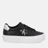 CALVIN KLEIN VULC FLATF LACEUP LTH REFL | Donna Sneakers