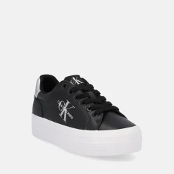 CALVIN KLEIN VULC FLATF LACEUP LTH REFL | Donna Sneakers