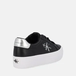 CALVIN KLEIN VULC FLATF LACEUP LTH REFL | Donna Sneakers