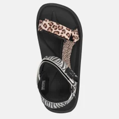 DFRANKLIN D.FRANKLIN FOREST HIGH STRIPS ANIMAL PRINT BLACK | Donna Sandali