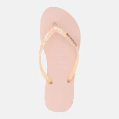 HAVAIANAS SLIM GLITTER FLOURISH | Donna Ciabatte