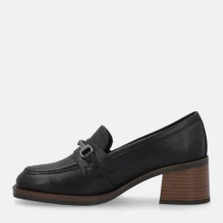 NERO GIARDINI MOCASSINI CON TACCO | Donna Mocassini