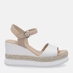 NERO GIARDINI SANDALI CON ZEPPA | Donna Sandali | Zeppe