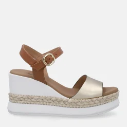 NERO GIARDINI SANDALI CON ZEPPA | Donna Sandali | Zeppe