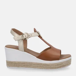 NERO GIARDINI SANDALI CON ZEPPA | Donna Sandali | Zeppe
