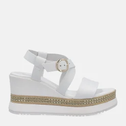 NERO GIARDINI SANDALI CON ZEPPA | Donna Sandali | Zeppe