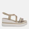 NERO GIARDINI SANDALI CON ZEPPA | Donna Sandali | Zeppe
