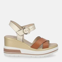 NERO GIARDINI SANDALI CON ZEPPA | Donna Sandali | Zeppe