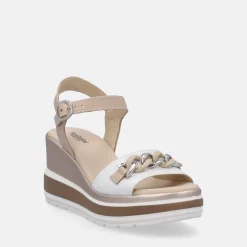 NERO GIARDINI SANDALI CON ZEPPA | Donna Sandali | Zeppe