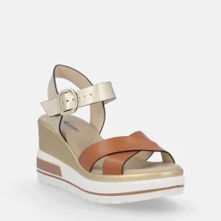 NERO GIARDINI SANDALI CON ZEPPA | Donna Sandali | Zeppe