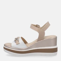 NERO GIARDINI SANDALI CON ZEPPA | Donna Sandali | Zeppe