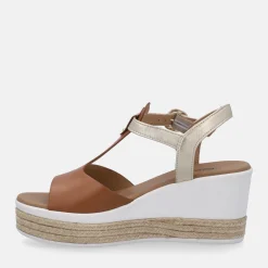NERO GIARDINI SANDALI CON ZEPPA | Donna Sandali | Zeppe