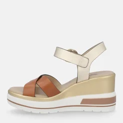 NERO GIARDINI SANDALI CON ZEPPA | Donna Sandali | Zeppe
