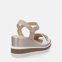 NERO GIARDINI SANDALI CON ZEPPA | Donna Sandali | Zeppe