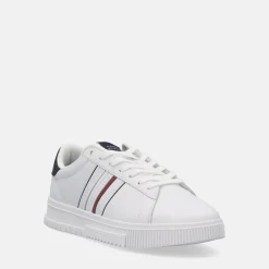 TOMMY HILFIGER MODERN CUPSOLE STRIPES LTH | Uomo Sneakers
