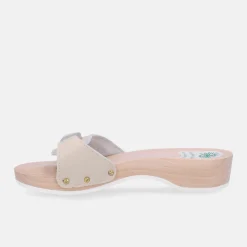 SANITAL LIGHT Zoccolo in legno | Donna Ciabatte